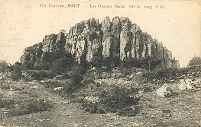 Phonolithorgeln von Bort-les-Orgues, Auvergne - Historische Ansichtskarte