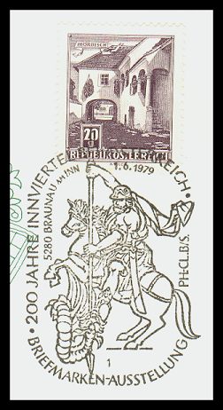 Sonderstempel 200 Jahre Innviertel : Braunau - St. Georg