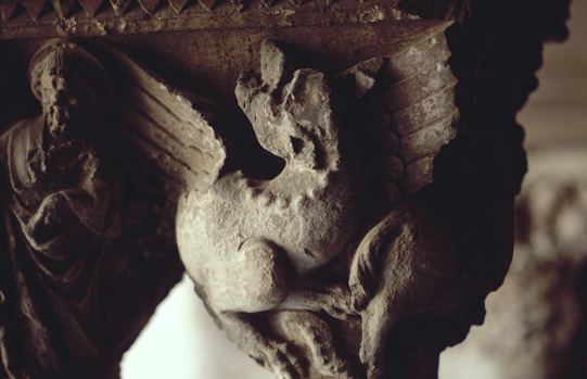 Drache - Abbaye de Montmajour / Frankreich; © J. Georg Friebe 2003