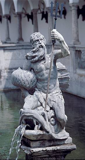 Neptun im Stift Kremsmnster; © J. Georg Friebe