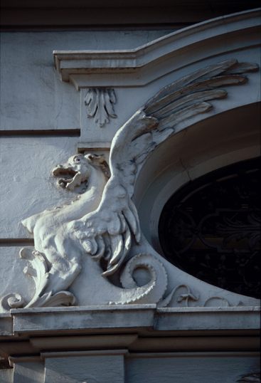 Fassade in Dornbirn, Vorarlberg; © J. Georg Friebe 2003